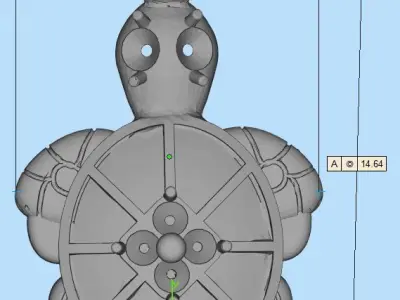 turtle pendant 3D print model get