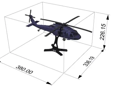 T70 Helicopter 3D print model