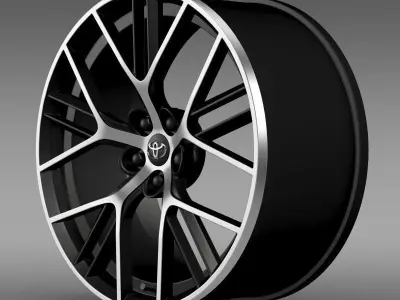 Toyota GT 86 concept rim 3D model