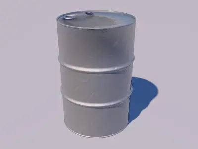 Barrel metal 3D model