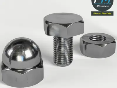 Hardware parts 3D model