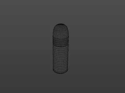 Bullet Revolver ammo 1875 wild west Low-poly 3D model