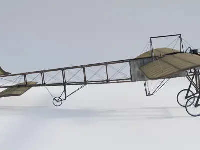  Bleriot XI Mono Airplane 