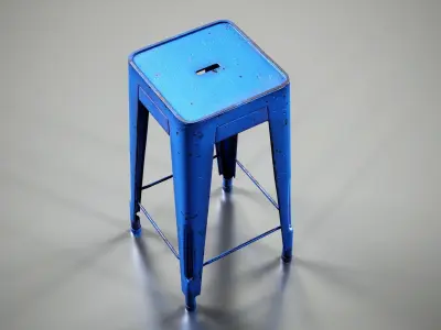 stool Free low-poly 3D model