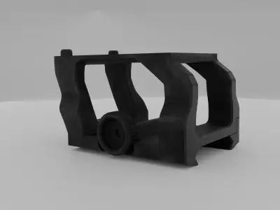 Scalarworks LEAP RMR Red Dot Mount Low-poly 3D model