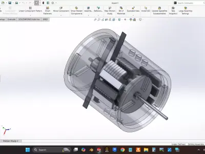 dc motor 3D model purchase