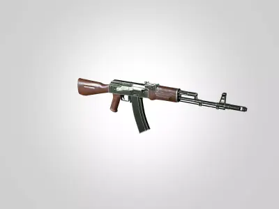 Tactical Assault Rifle - High Poly PBR 3D Model 3D model