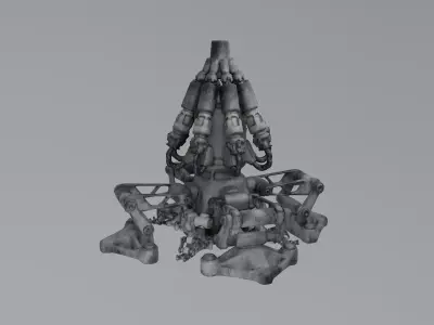 Scifi Portable Generator Free 3D model