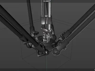 Parallel robotic arm 3D model