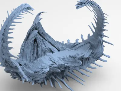 Japanese Genma Spine bridge 2  3D model