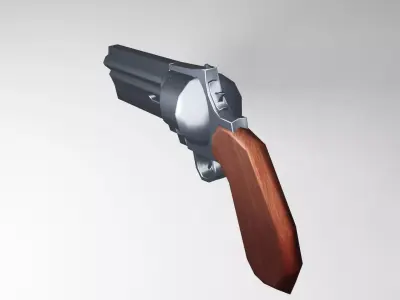 3d Revolver  3D model