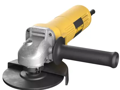 3d model Angle Grinder  dewalt Low-poly 3D model