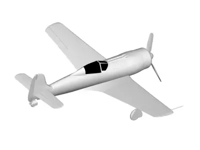 Focke-Wulf Fw 190 3D model purchase