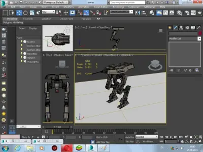 mech robot Low-poly 3D model