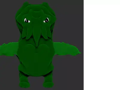 Dragon cthulhu Free 3D model