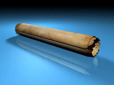 Papyrus cigar 3D model