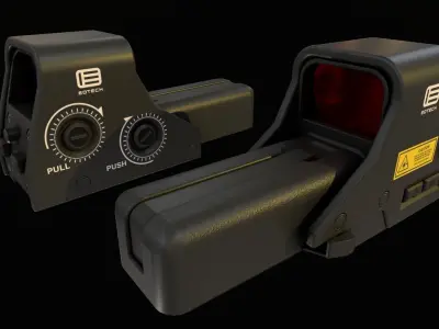 Eotech  Holographic Sight Low-poly 3D model