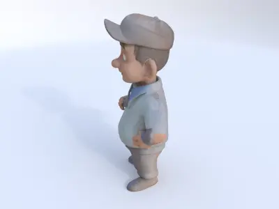 Sports Coach male 3D model
