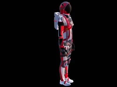 Astronaut Spacesuit Poland 3D model