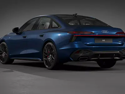 2026 Audi A6 Sedan 3D model