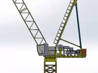 Grua Elevadora Free 3D model
