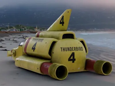 Thunderbird 4 3D model