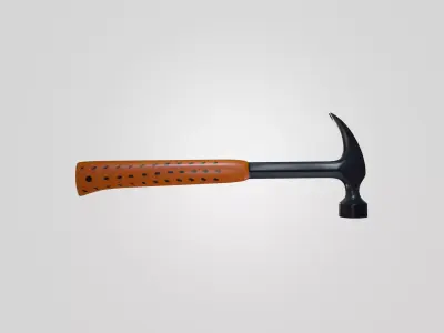 Construction Hammer Tool - Game Ready 3D Model Low-poly 3D model