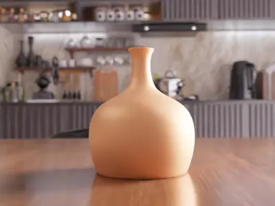 Water Pitcher Vase 002 3D print model