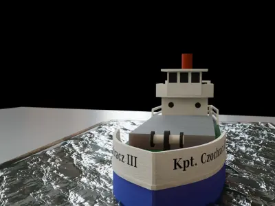 Kpt Czochracz Toy Ship  3D model