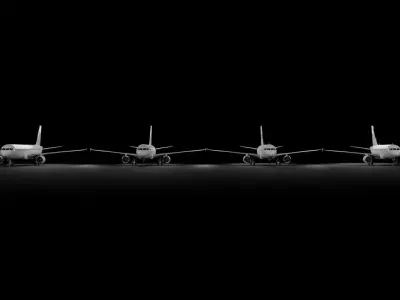 Airbus  A318 A319 A320 A321 Pack 3D model