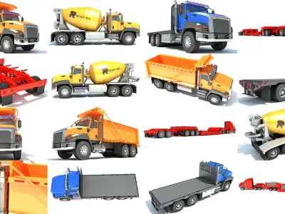 Truck 3D Models 3D Model Pack