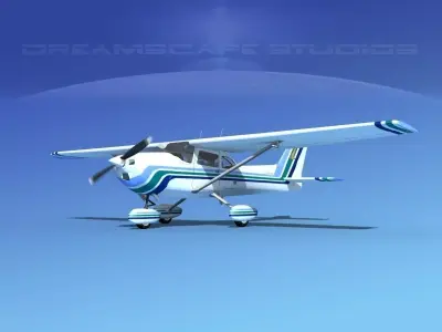 Cessna 172 Skyhawk 1976 V09 3D model