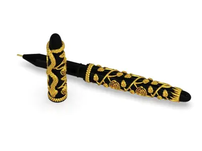 Forest Life Luxurious Pen 3D print model