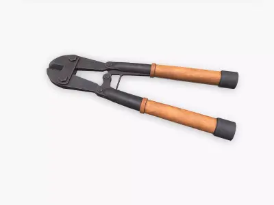 Vintage Wire Cutter Low-poly PBR Low-poly 3D model