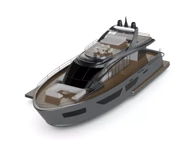 Cabin Cruiser 3D model V1