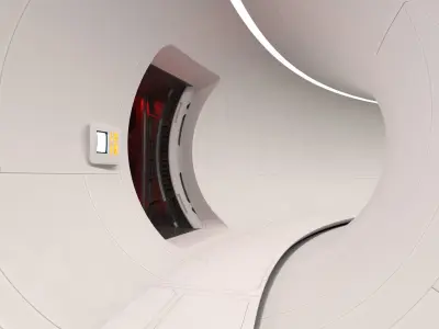 Sci-fi Interior 17 - Nuclear Power Station 3D model