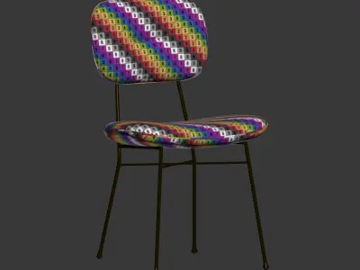 Abner Dining Chair Villa Vici 3D model