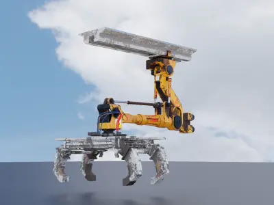 ROBOTIC ARM Free low-poly 3D model purchase