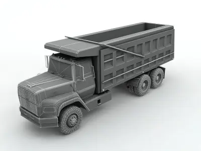 Dump Truck L9000 3D model