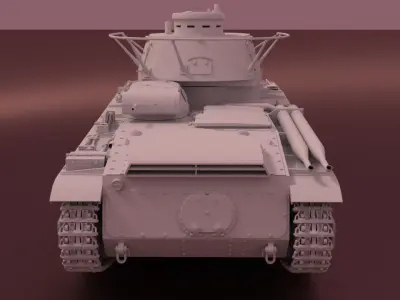 Tank Neubaufahrzeug Ausf A 3D model