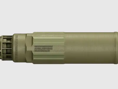 CGS SCI - Six Suppressor - Replica Low-poly 3D model
