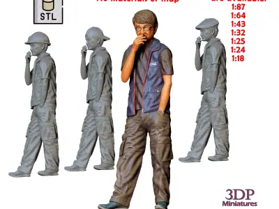 Smokey Nagata  3D print model