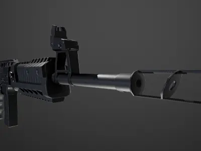 PP-91 Cedar With upgrades Low-poly 3D model