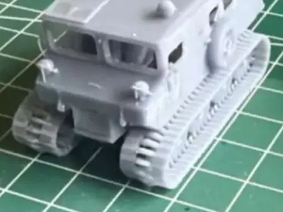 USAF Thiokol 601 Snowcat - 3D Printable - Low Poly - No AI 3D print model