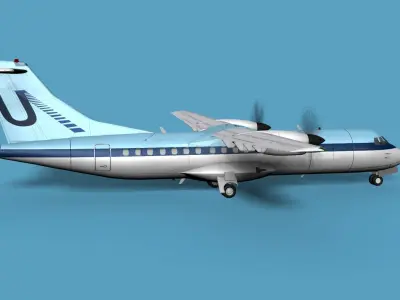 ATR  ATR-42-500 Universal Charter 3D model