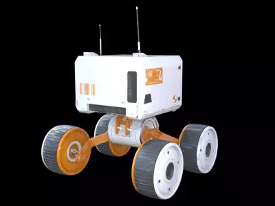 Stylized Robot Low-poly 3D model buy