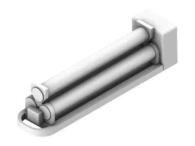 Plate Roller Machine 3D model