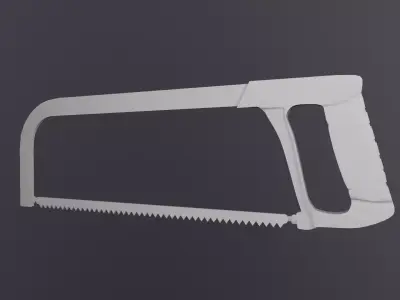 Saw lowpoly Free low-poly 3D model