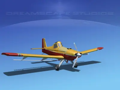 EMB-202 Crop Duster V04 3D model