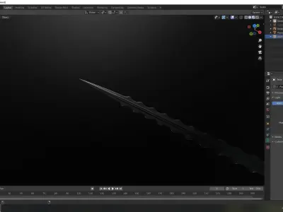 Really cool sword 3D model